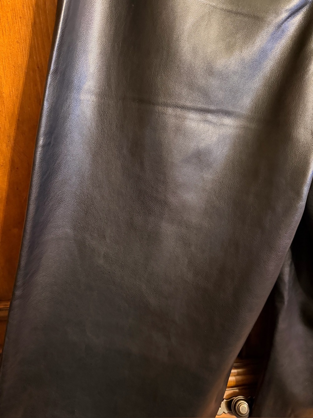 Marc New York Faux Leather Wide Leg Pants Size 16 NWT - Picture 7 of 11